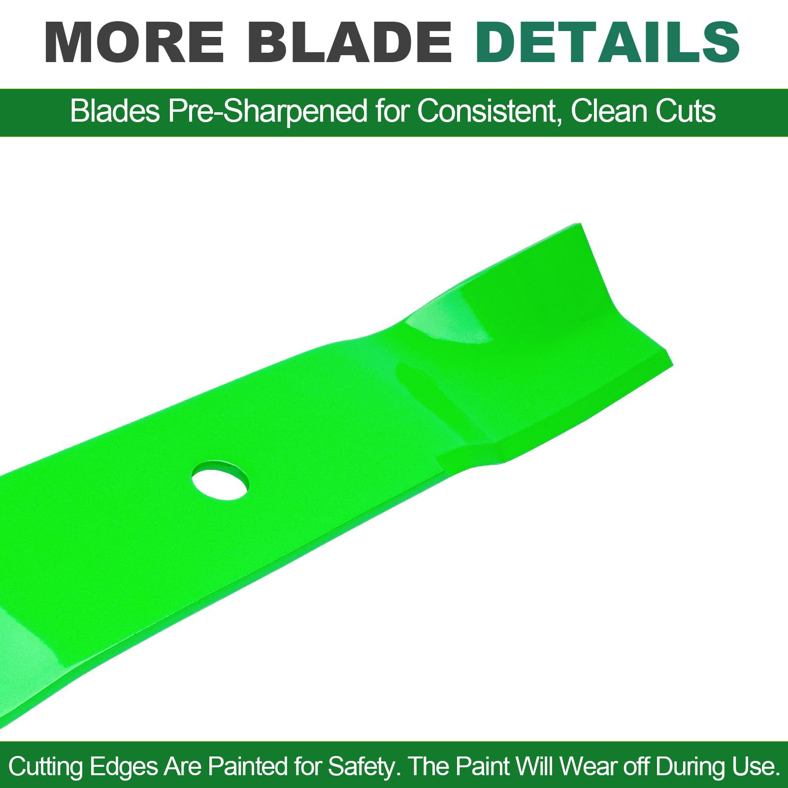JSXDNWYJ measured blade thickness 0.1875 inch for strength and longevity