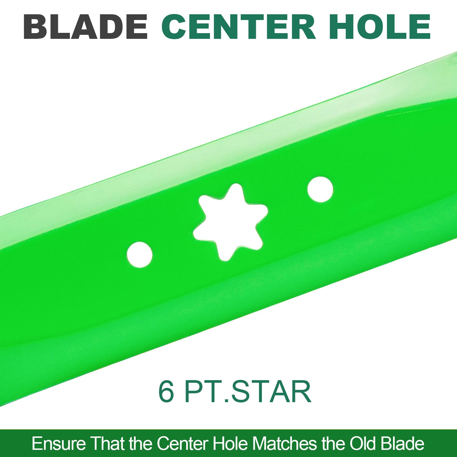 JSXDNWYJ blades cutting grass showing finer mulching and cleaner lawn appearance benefit