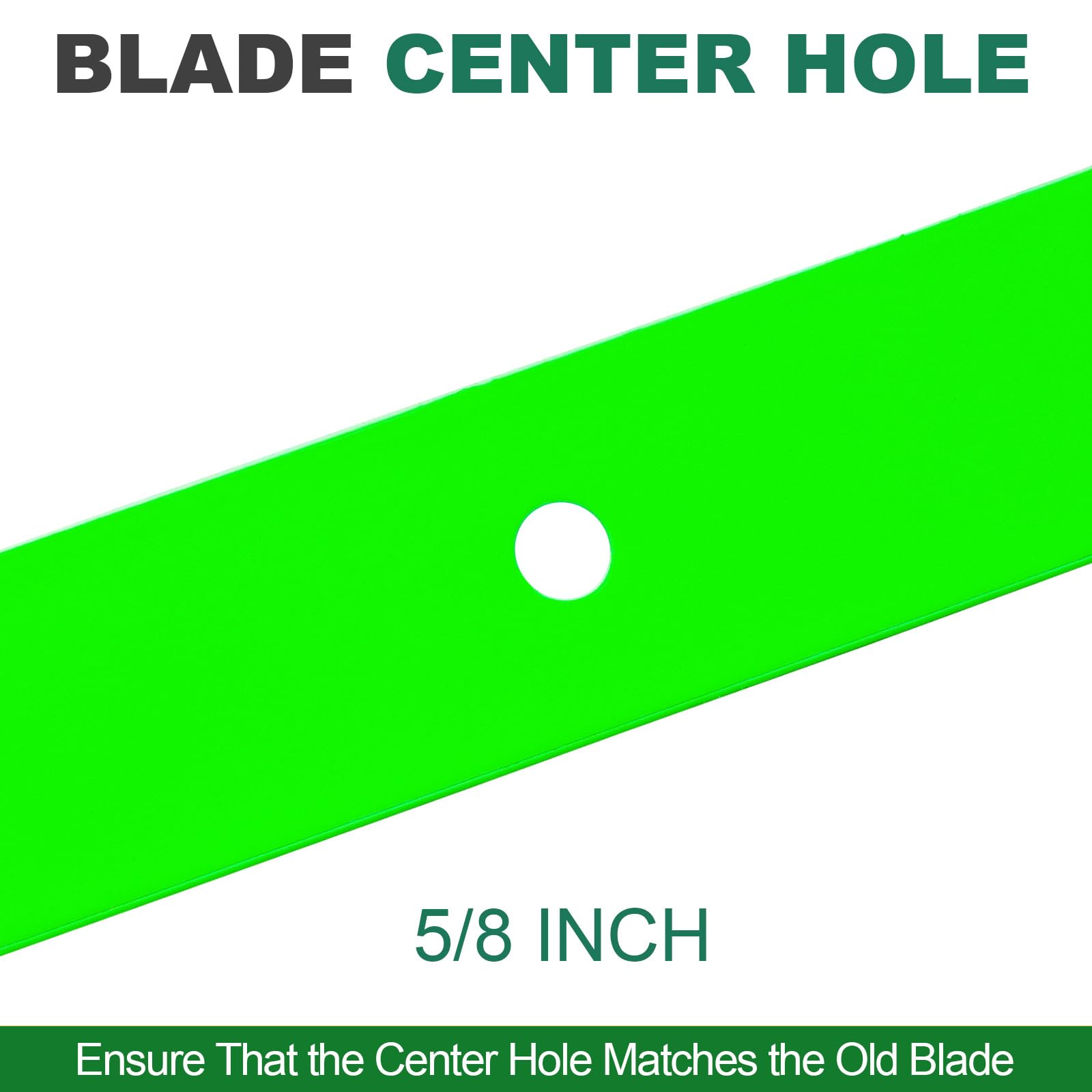 JSXDNWYJ blades installed on a 61-inch mower deck for reliable cutting