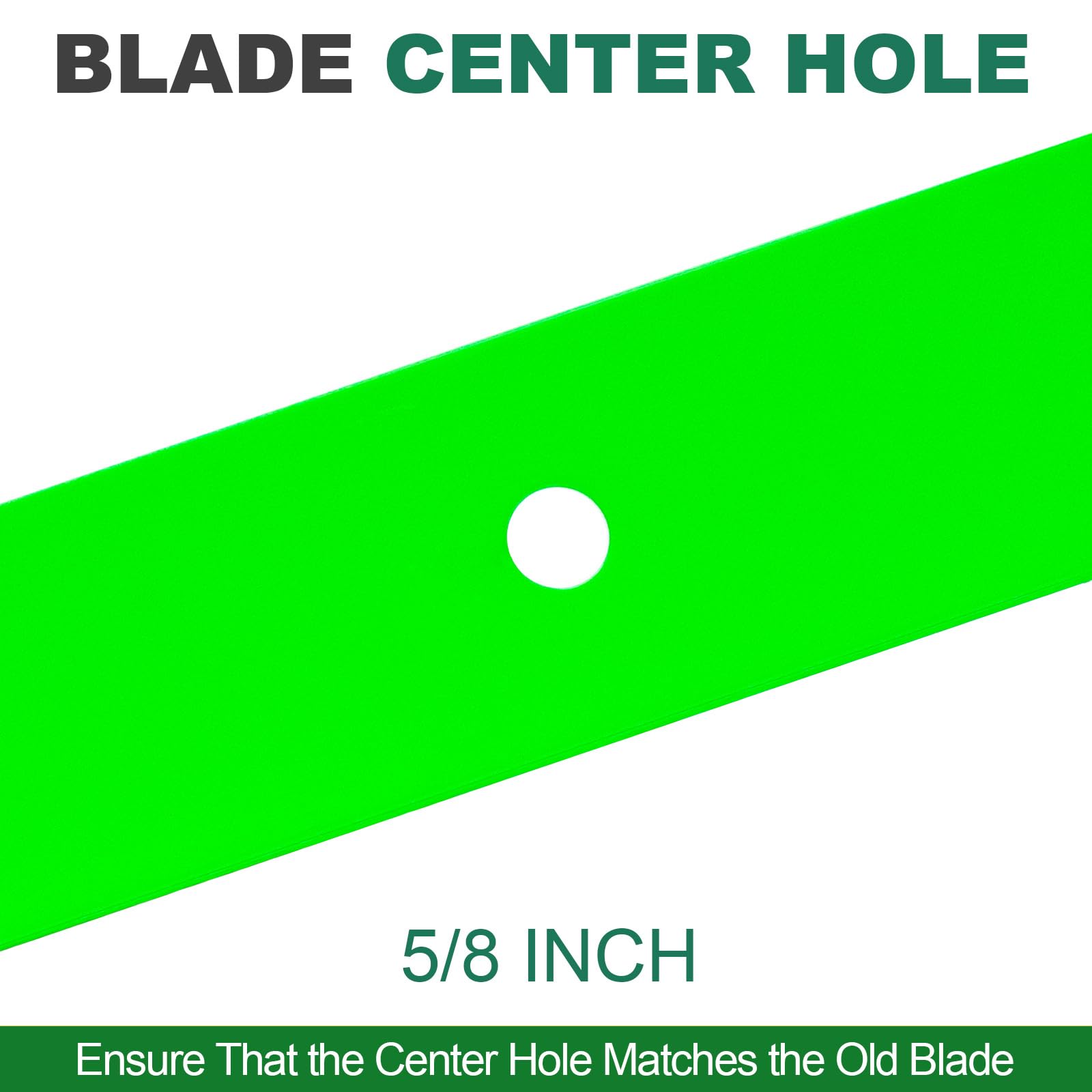 JSXDNWYJ center hole mounting detail showing 5/8" fit and secure attachment