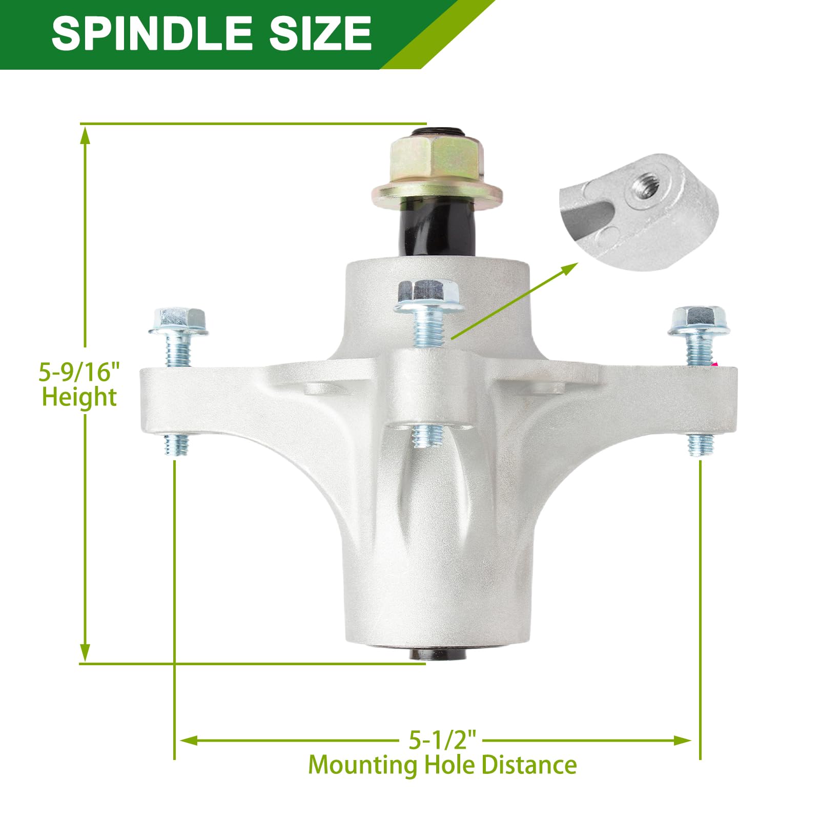 JSXDNWYJ close-up of spindle bearing detail for smooth blade rotation benefit