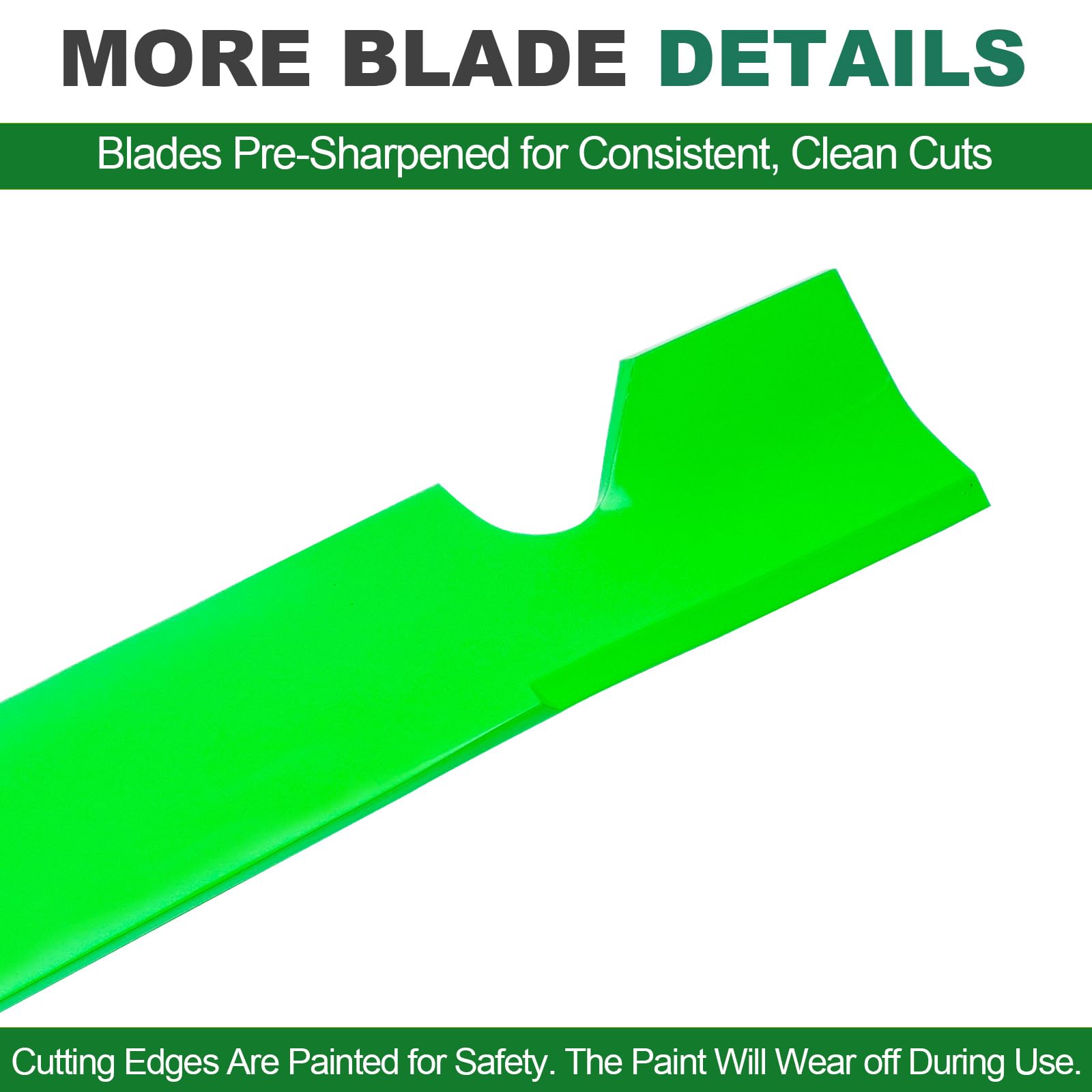 JSXDNWYJ sharpened blade edge close-up showing clean cuts and durable finish