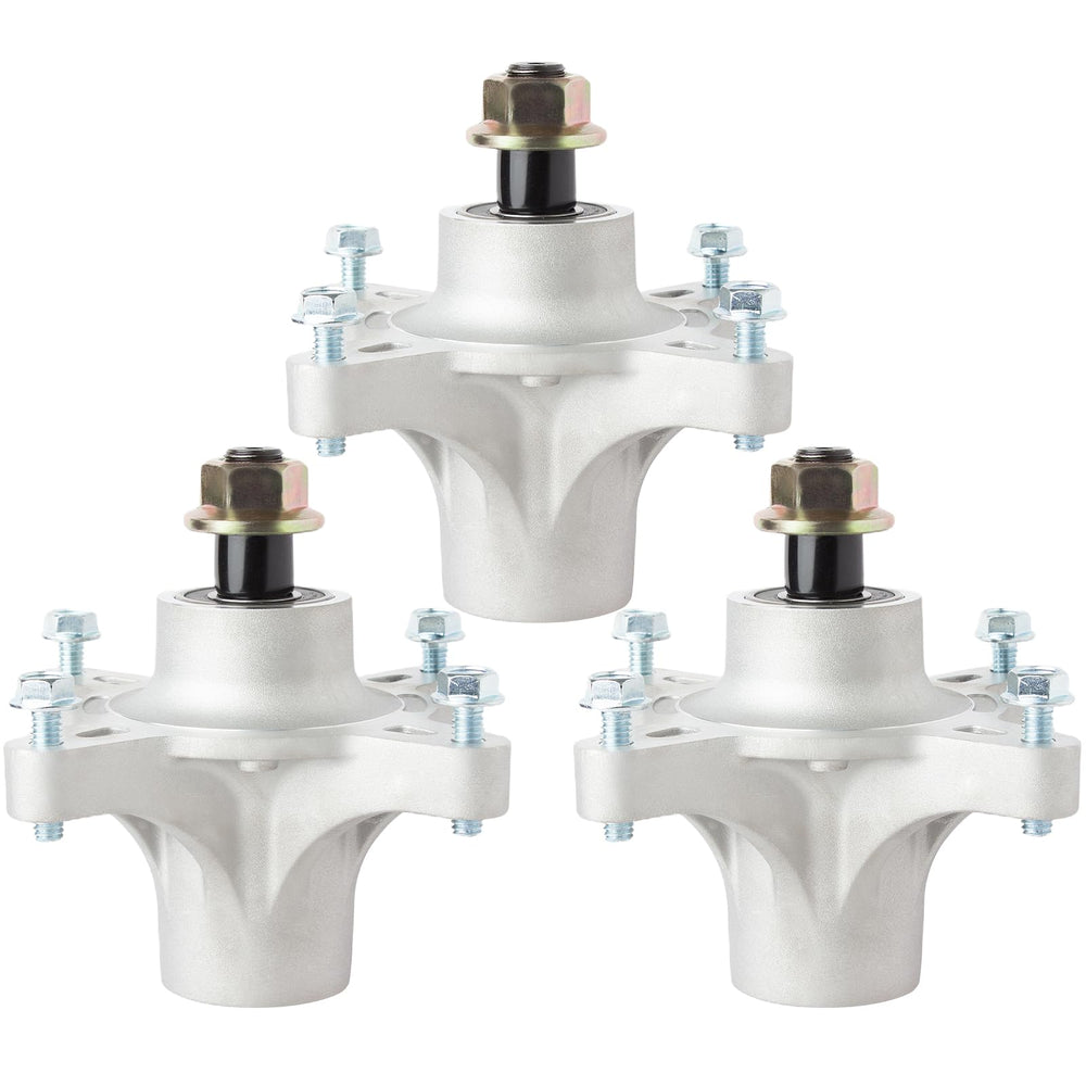 JSXDNWYJ front view of three spindle assemblies showing durable construction and fit