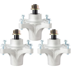 JSXDNWYJ front view of three spindle assemblies showing durable construction and fit