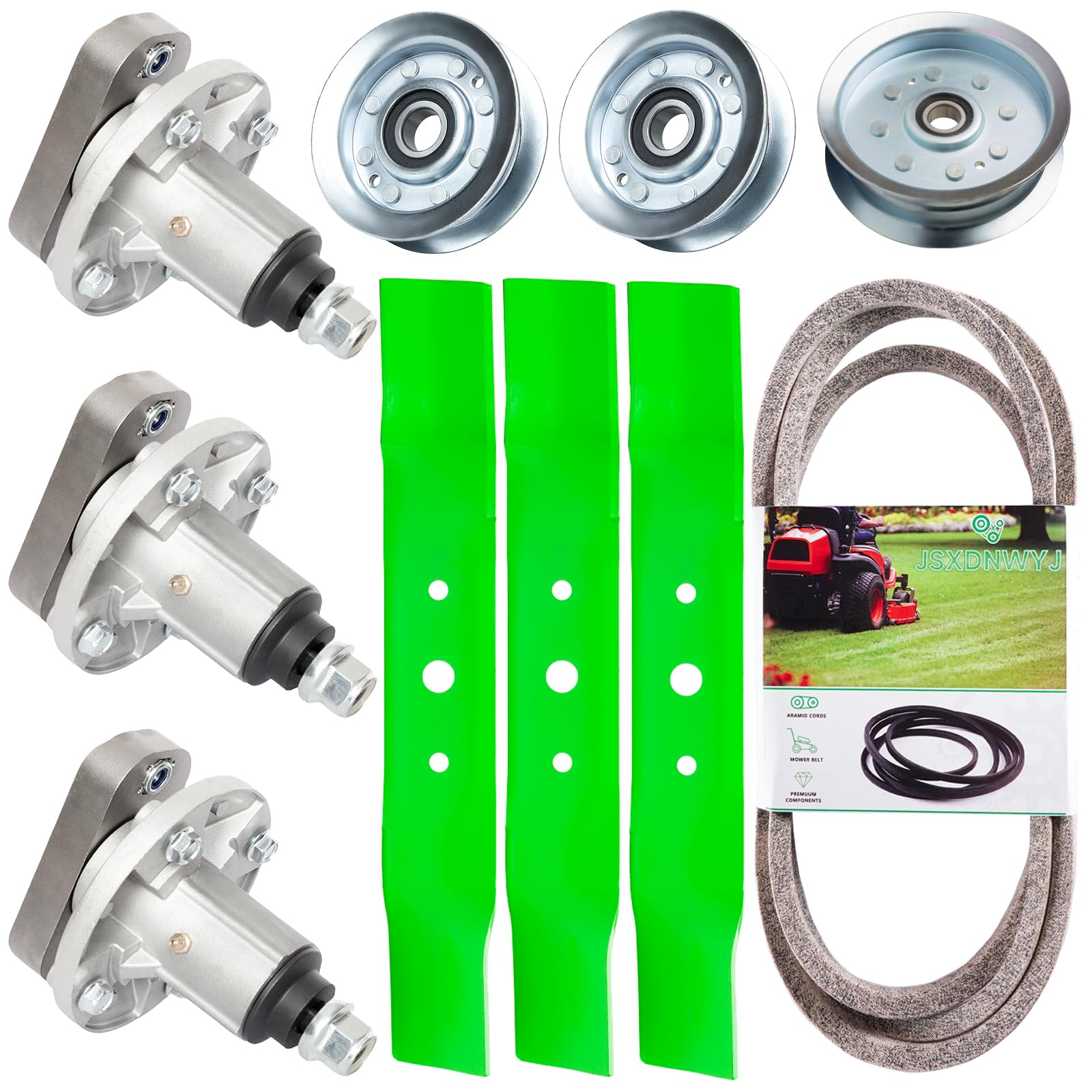 JSXDNWYJ kit front packaging showing included deck parts and fitment