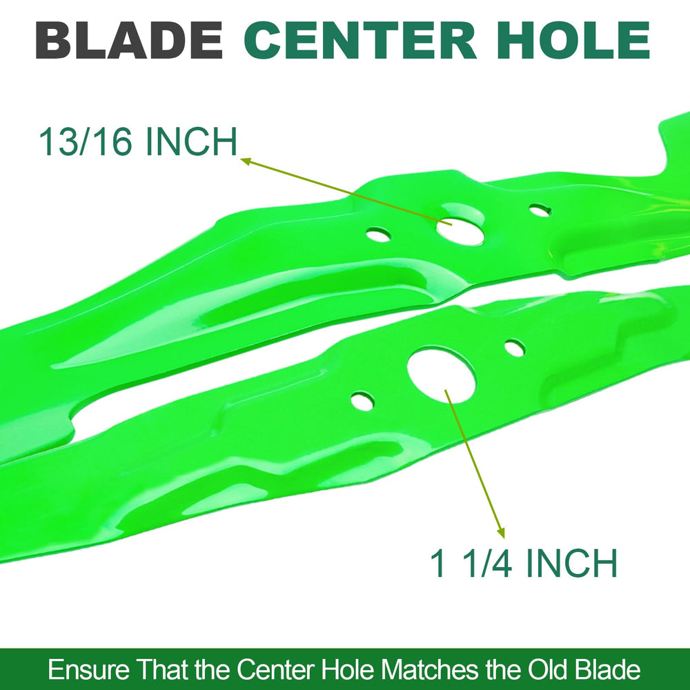 JSXDNWYJ blade installed cutting grass under a Honda mower for consistent mulch benefit