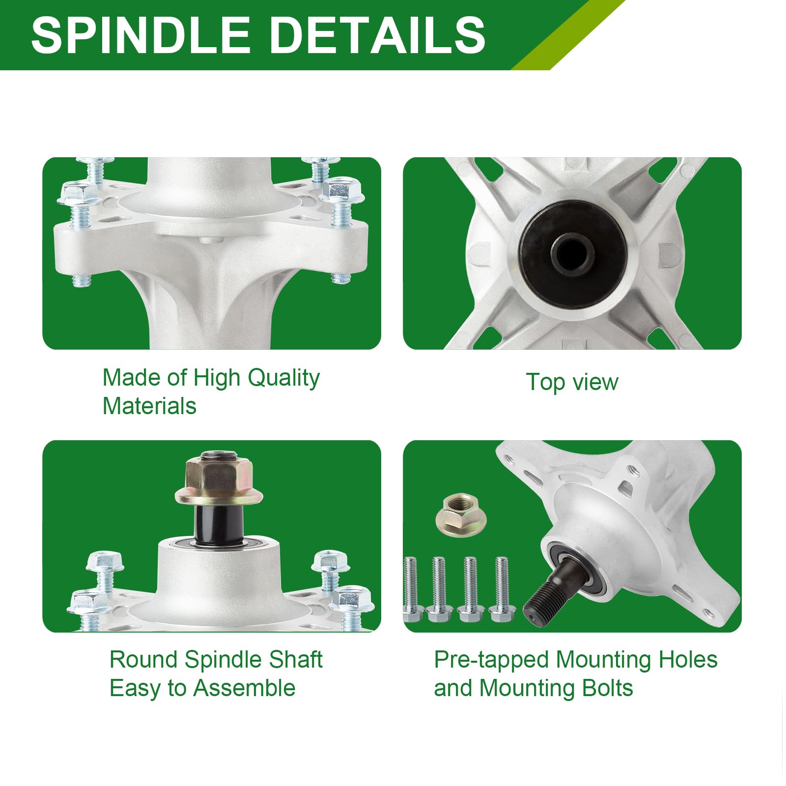 JSXDNWYJ spindle installed on a Toro TimeCutter deck restoring cutting stability