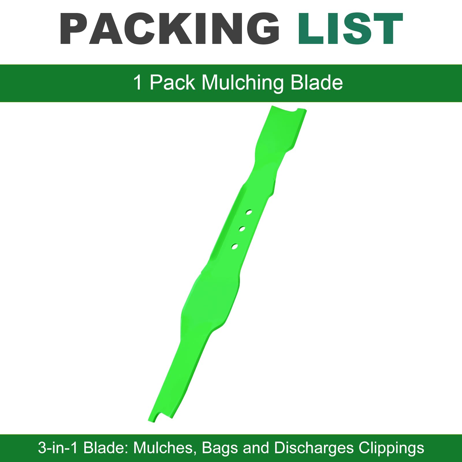 JSXDNWYJ blade staged in garage highlighting ready-to-install convenience