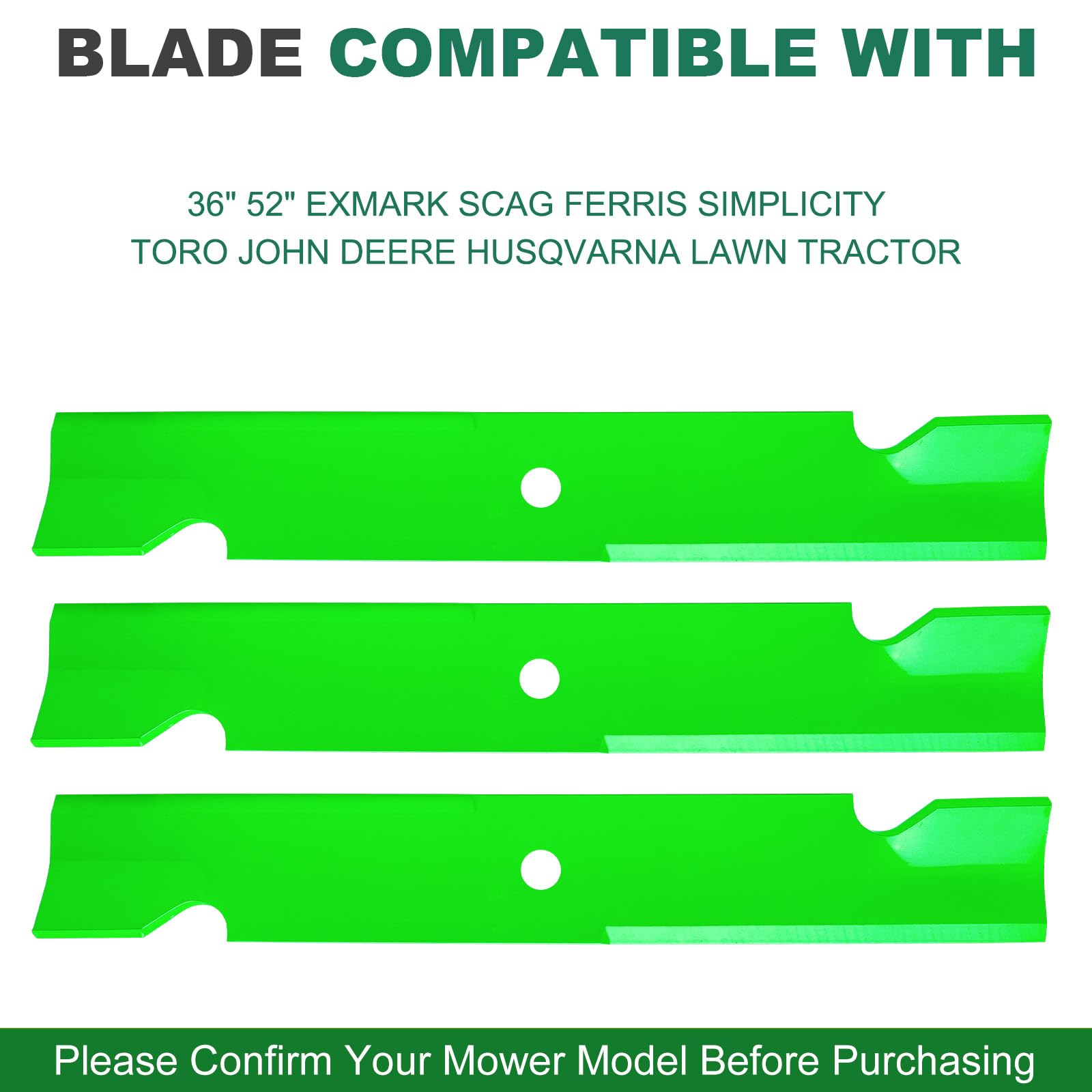 JSXDNWYJ green painted finish detail resisting rust for longer blade life