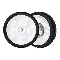 JSXDNWYJ front view of rear drive wheel showing fit and tread benefit