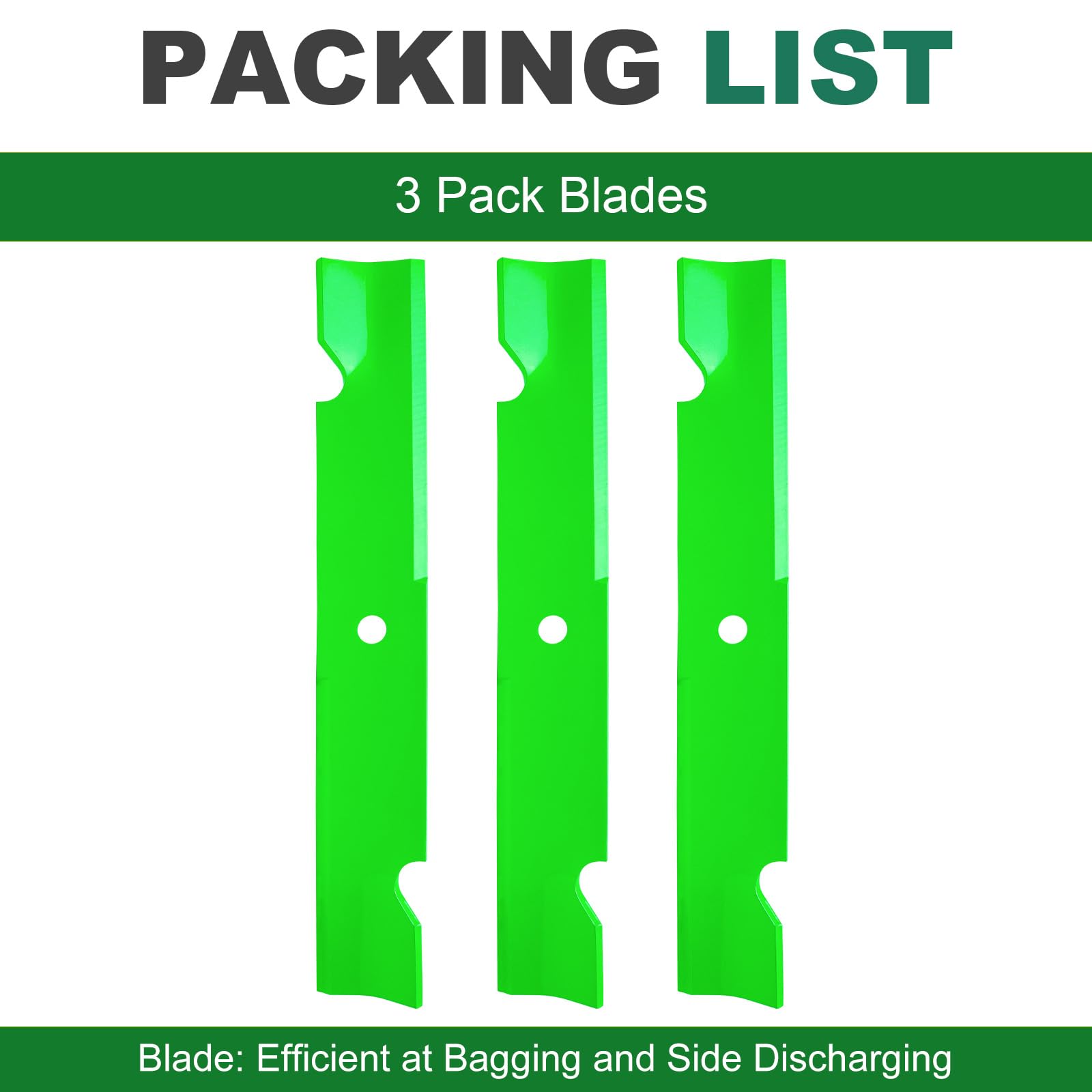 JSXDNWYJ blade next to ruler showing 18 inch length for easy size confirmation