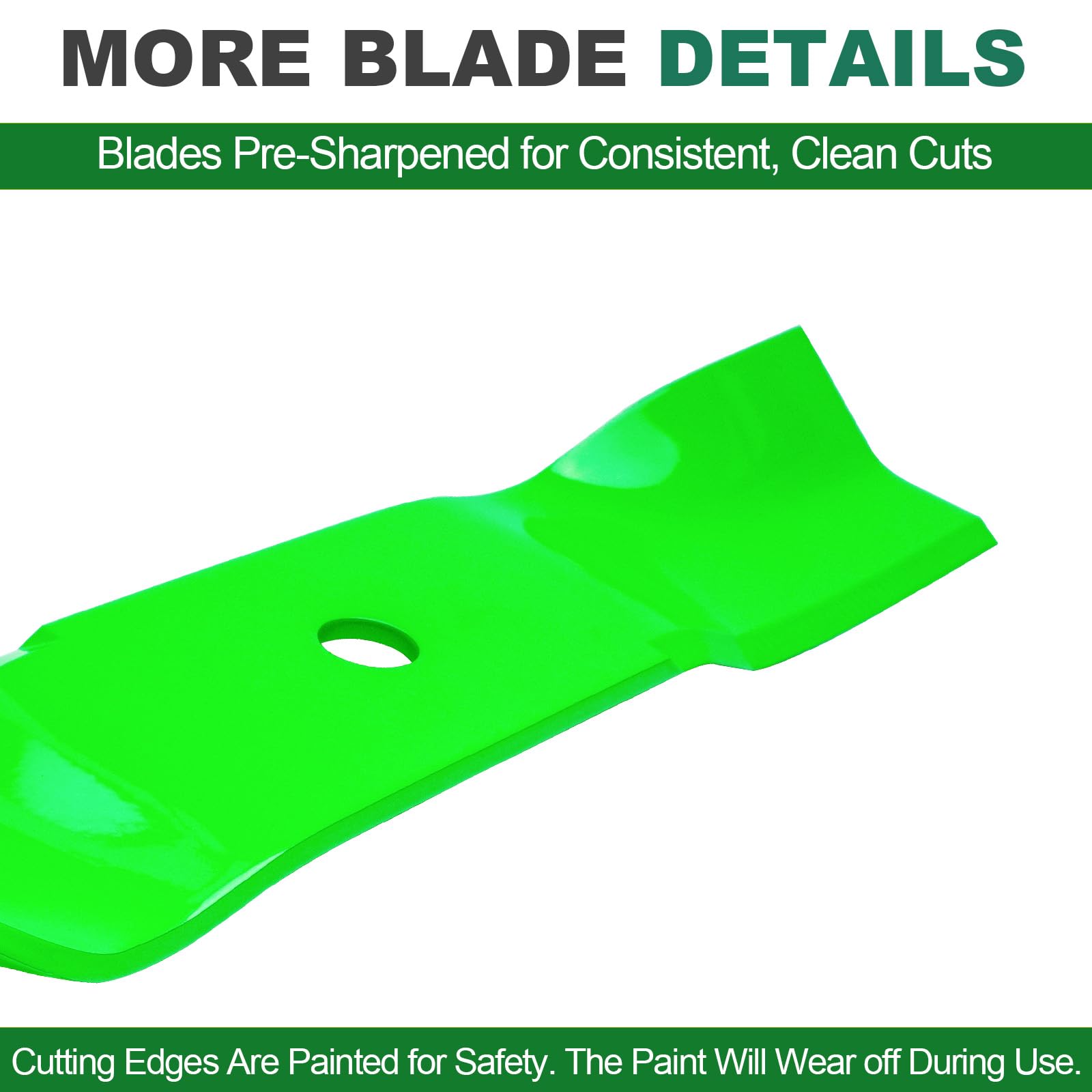 JSXDNWYJ blade next to ruler confirming 16-15/16 inch length accuracy