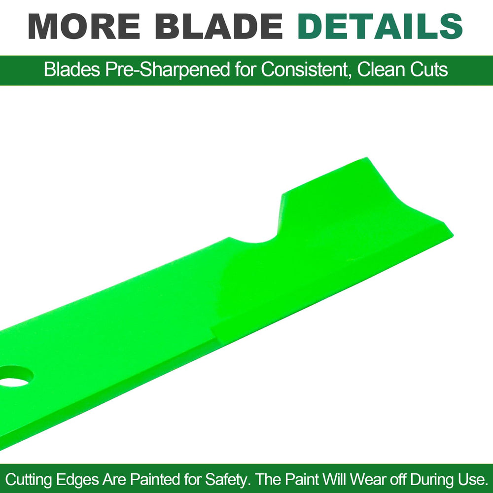 JSXDNWYJ blade next to ruler showing 21 inch length accuracy
