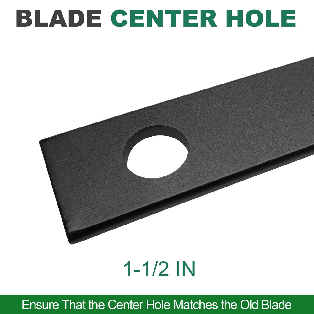 JSXDNWYJ blade beside ruler showing 25-inch length for sizing confidence