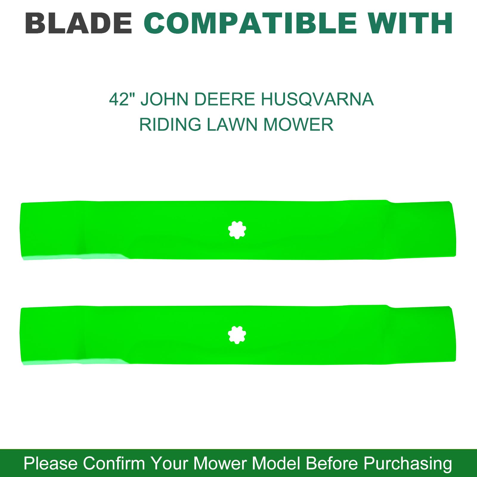 JSXDNWYJ side view showing blade thickness for strength and reduced vibration