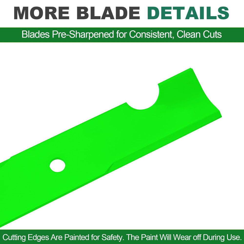 JSXDNWYJ blade beside ruler showing 14.5-inch length for correct sizing