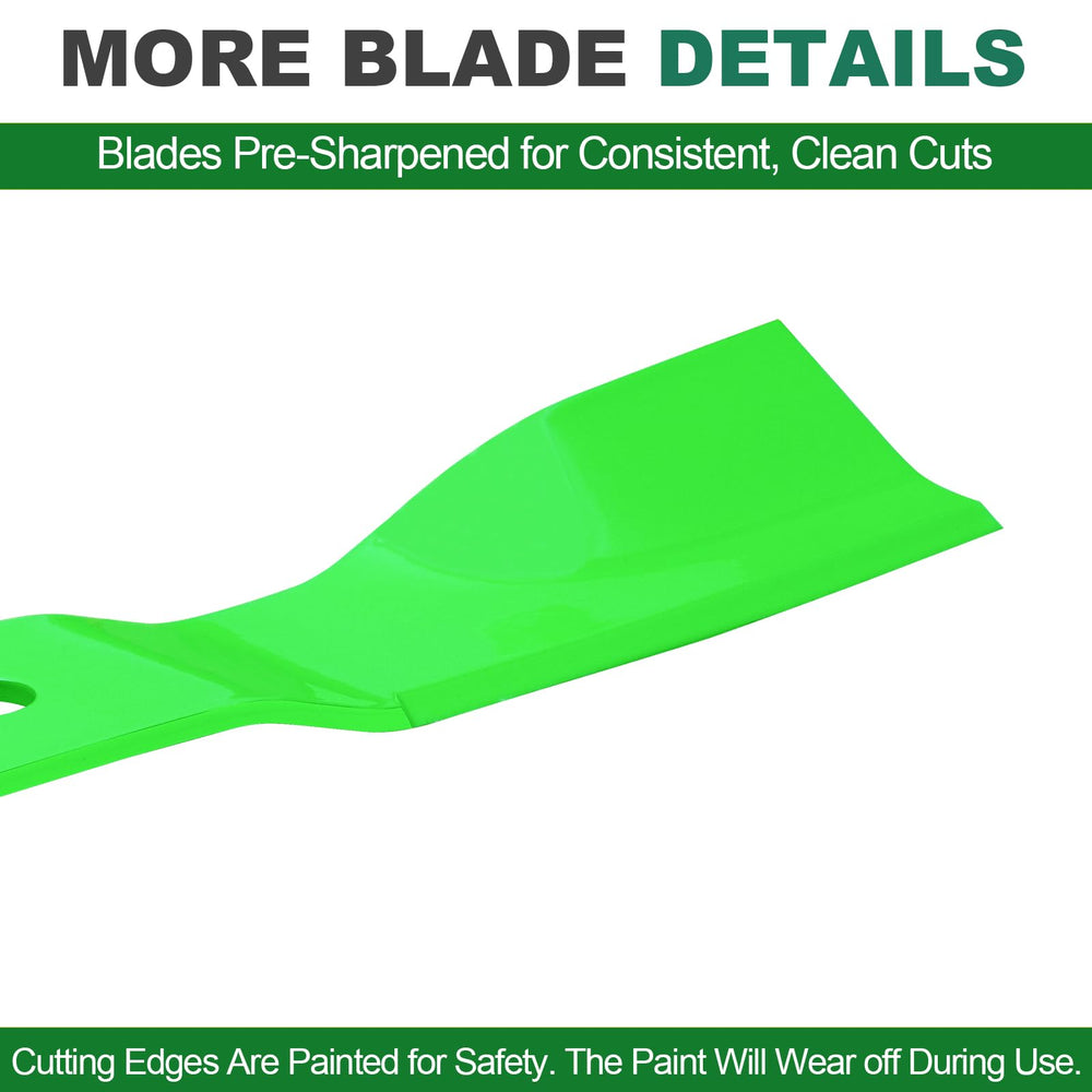 JSXDNWYJ blades next to ruler showing 14.5 inch length for accuracy