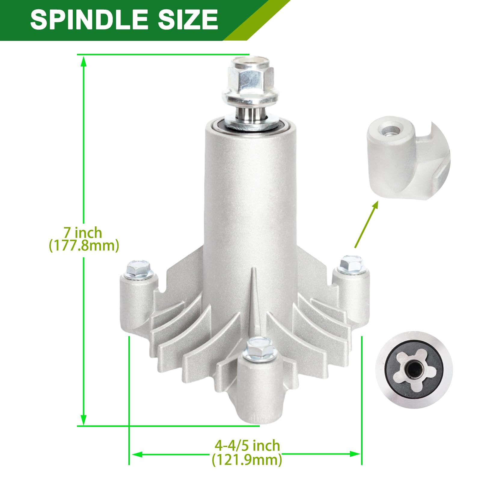 JSXDNWYJ spindle assembly close-up showing bearing detail for reduced vibration