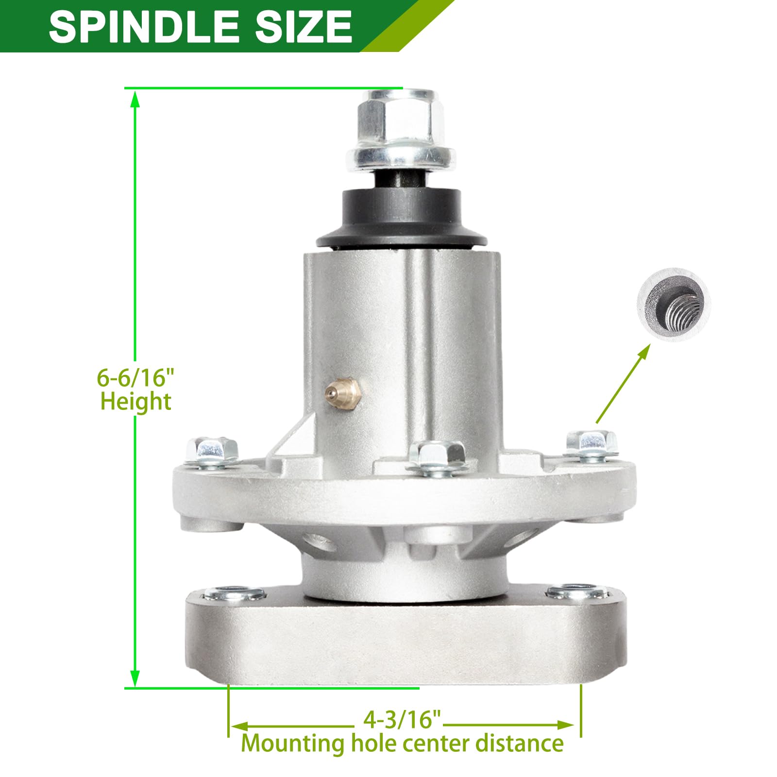 JSXDNWYJ spindle close-up showing bearing detail for smoother rotation