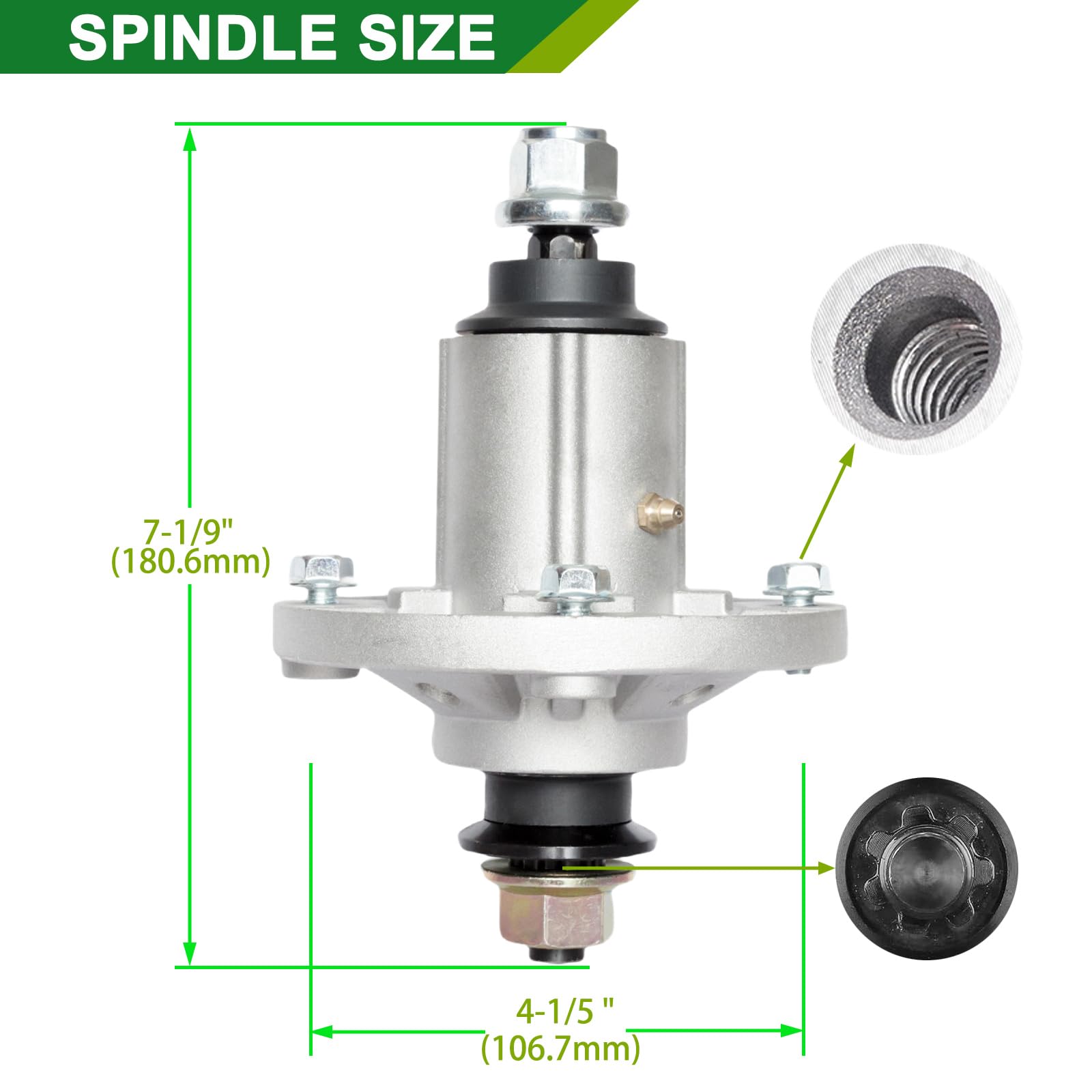 JSXDNWYJ spindle close-up showing bearing and mount for reduced vibration benefit