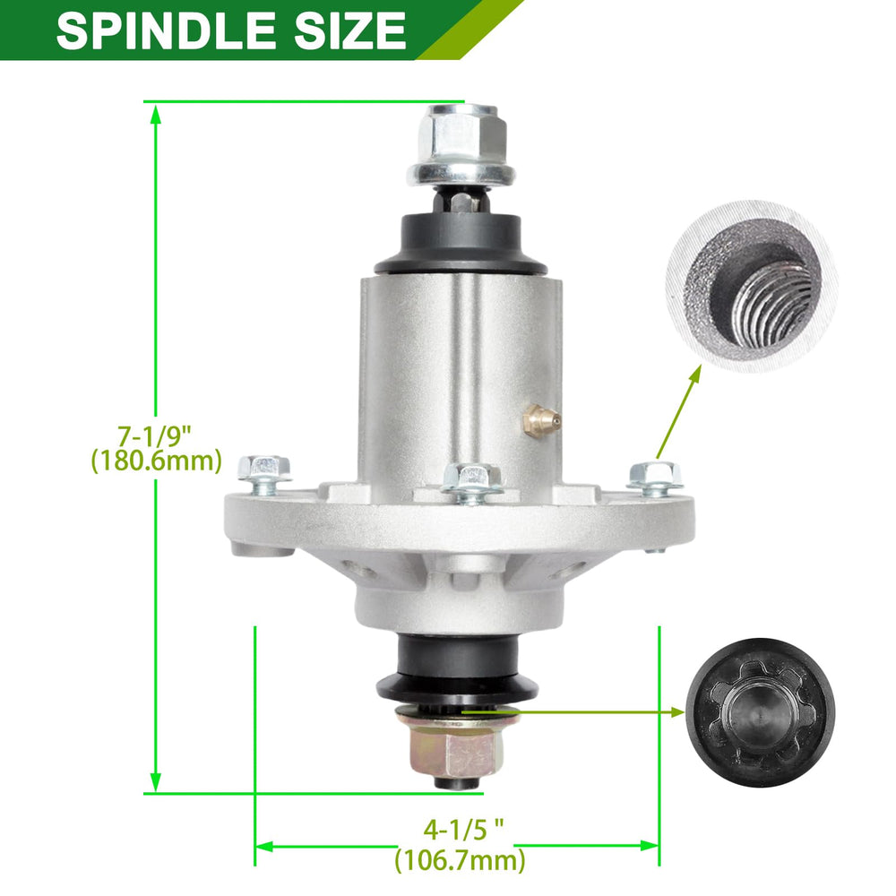 JSXDNWYJ spindle close-up showing durable metal finish and benefit of restored spindle strength