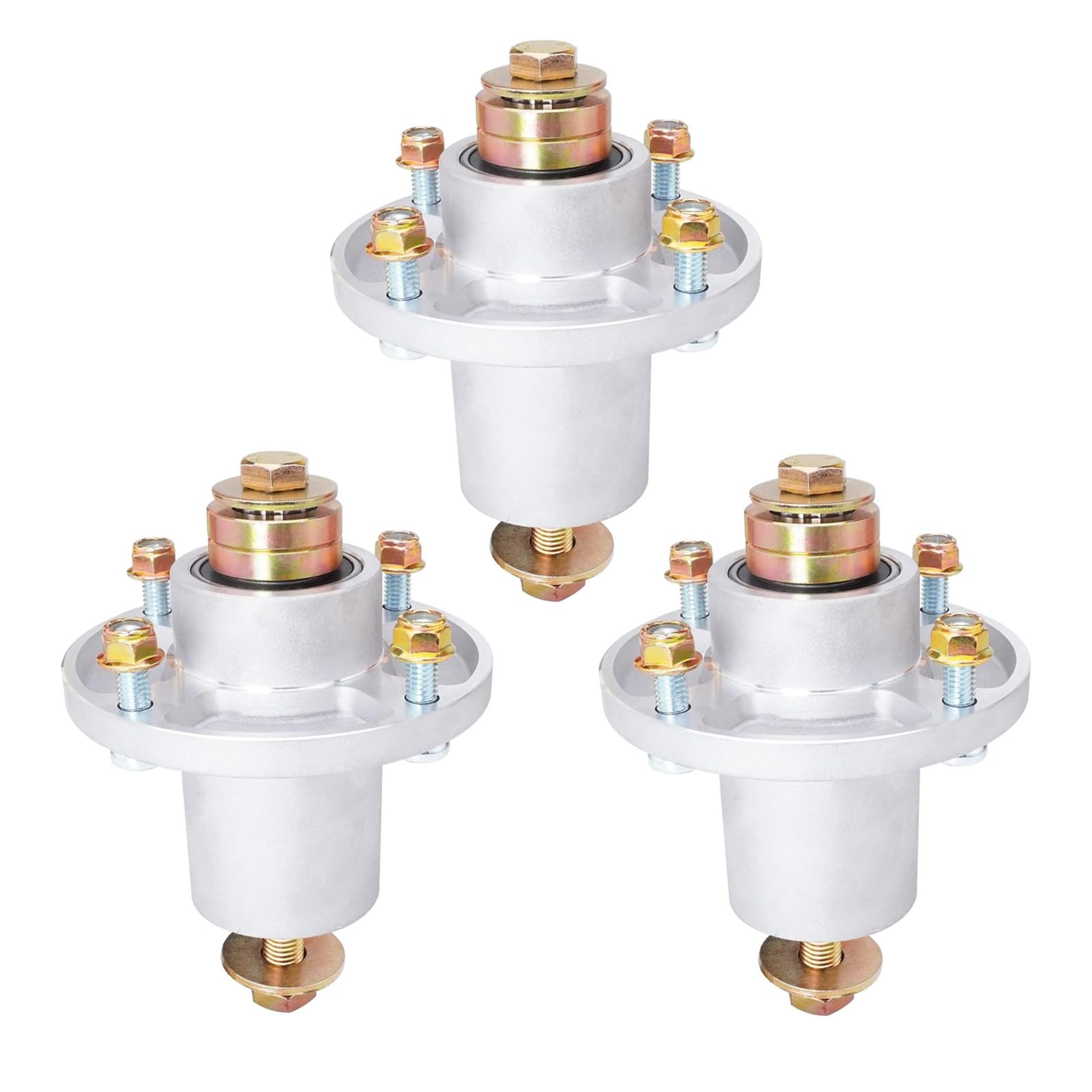 JSXDNWYJ spindle front view showing mounting pattern and robust housing benefit