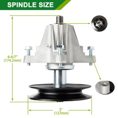 JSXDNWYJ spindle side profile illustrating housing strength and balanced rotation
