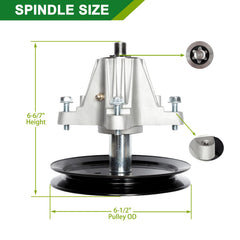 JSXDNWYJ spindle side profile illustrating durable construction benefit