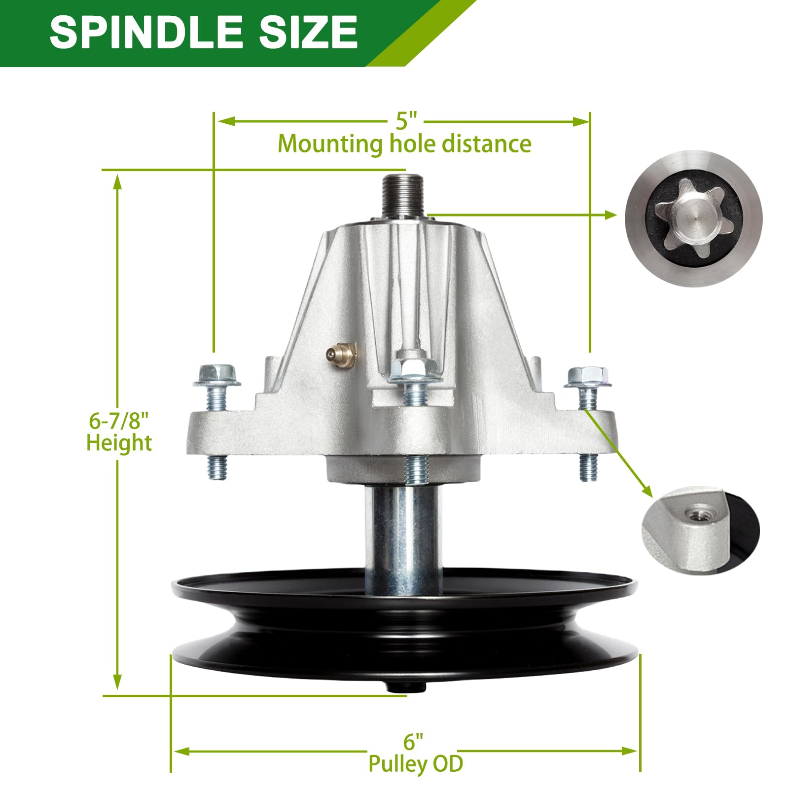 JSXDNWYJ spindle side profile demonstrating compact design and stable blade support