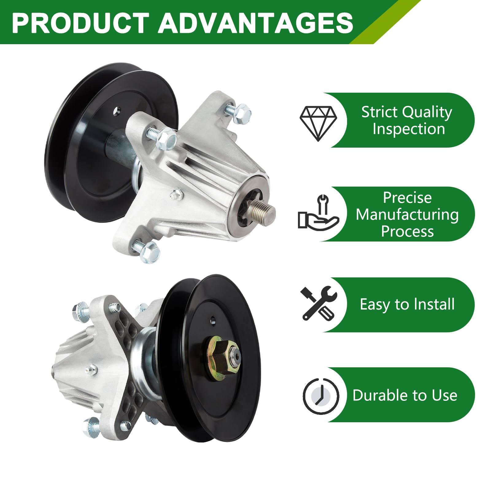 JSXDNWYJ spindle size scale comparison showing dimensions for accurate fitment