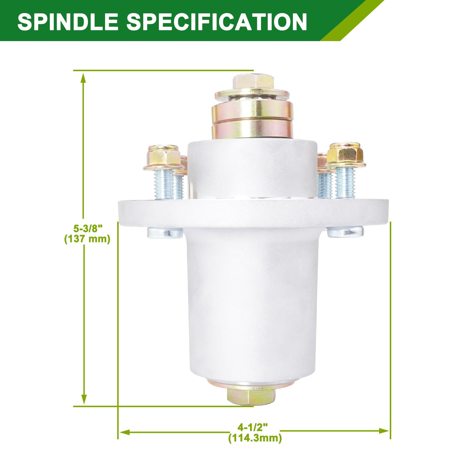JSXDNWYJ spindle top mount pattern close-up ensures correct bolt alignment benefit