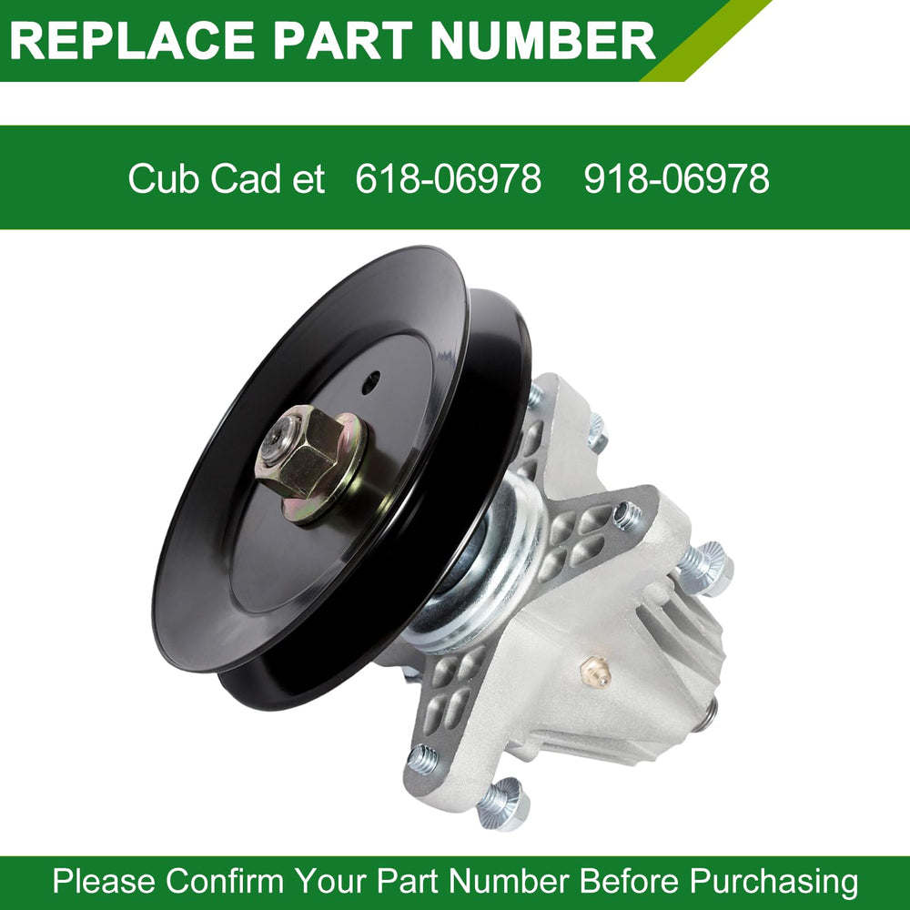 JSXDNWYJ top mounting face of spindle showing bolt pattern for exact OEM replacement