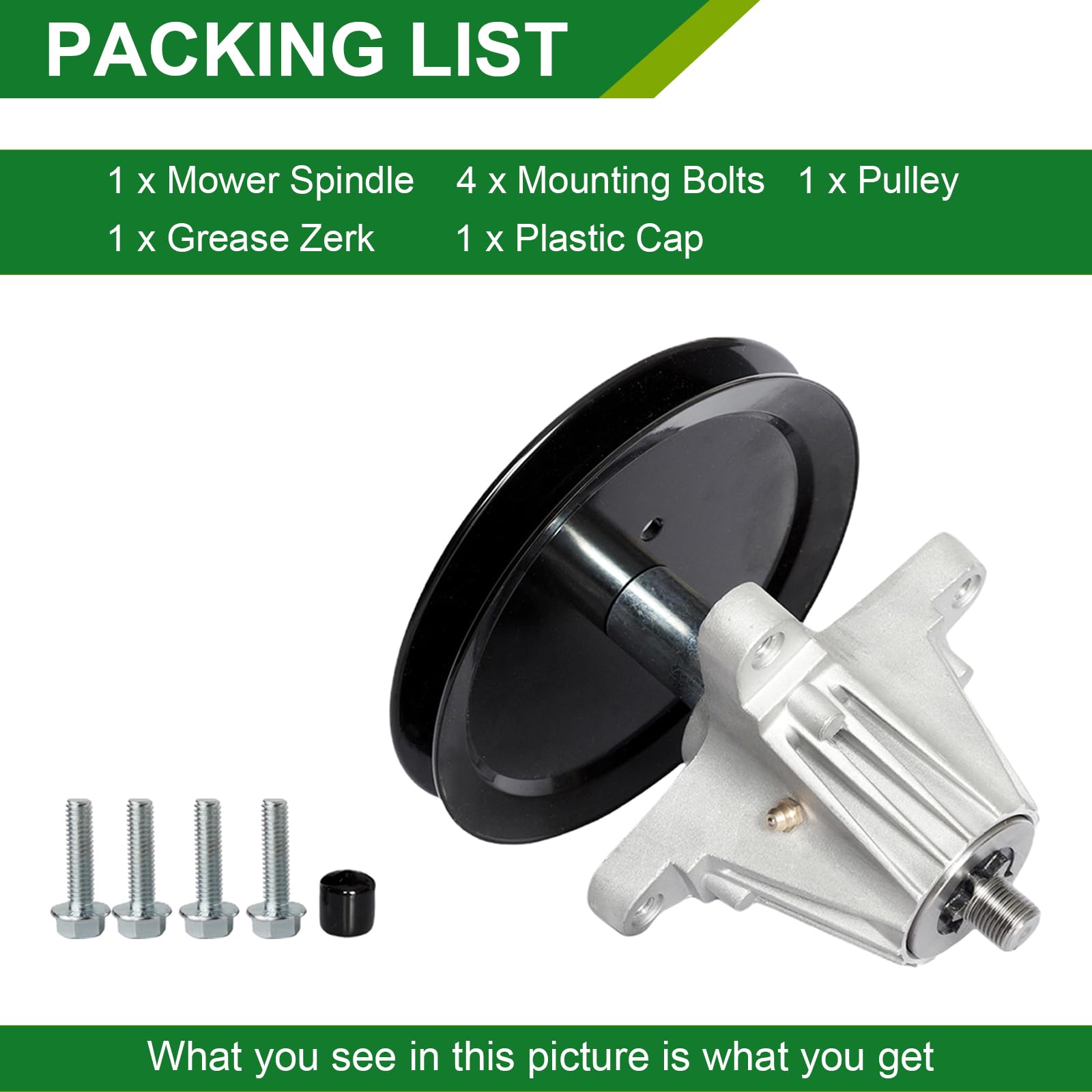 JSXDNWYJ spindle with blade attachment demonstrating easy replacement benefit