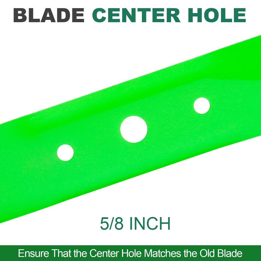 JSXDNWYJ three blades side-by-side showing 17 inch length for accurate scale comparison