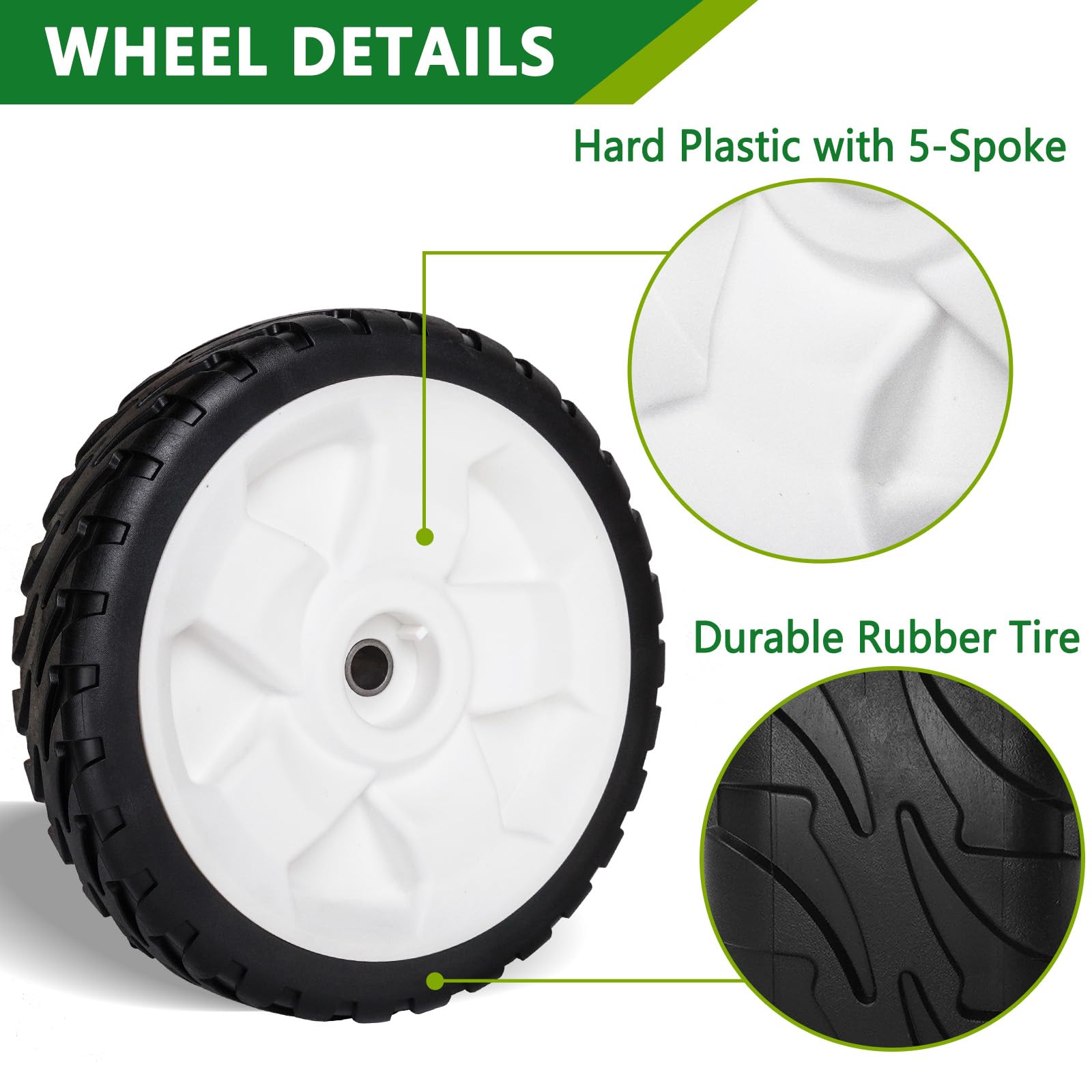 JSXDNWYJ installed on mower rear assembly restoring traction benefit