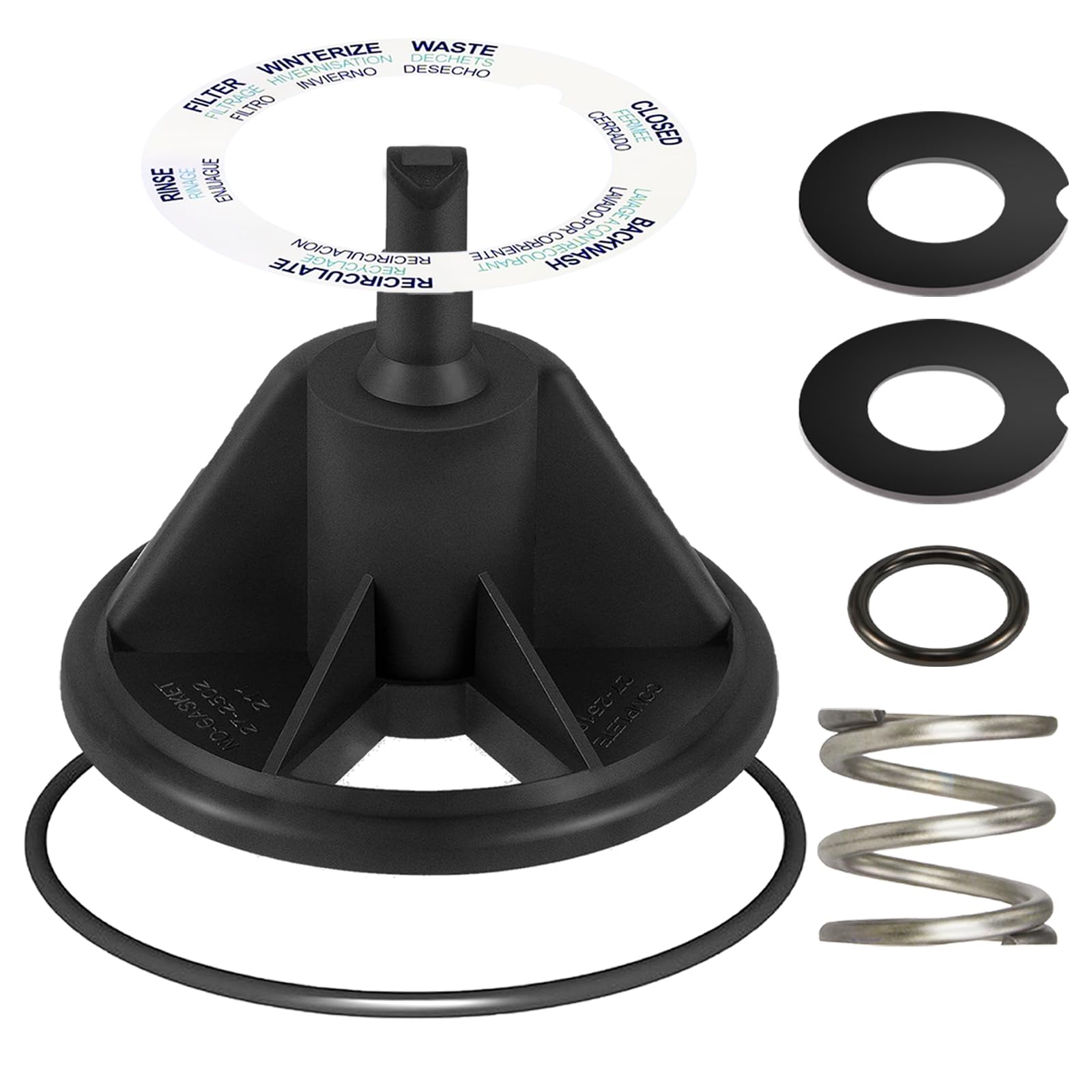 Jsyfcfc front assembly view showing kit components for quick replacement