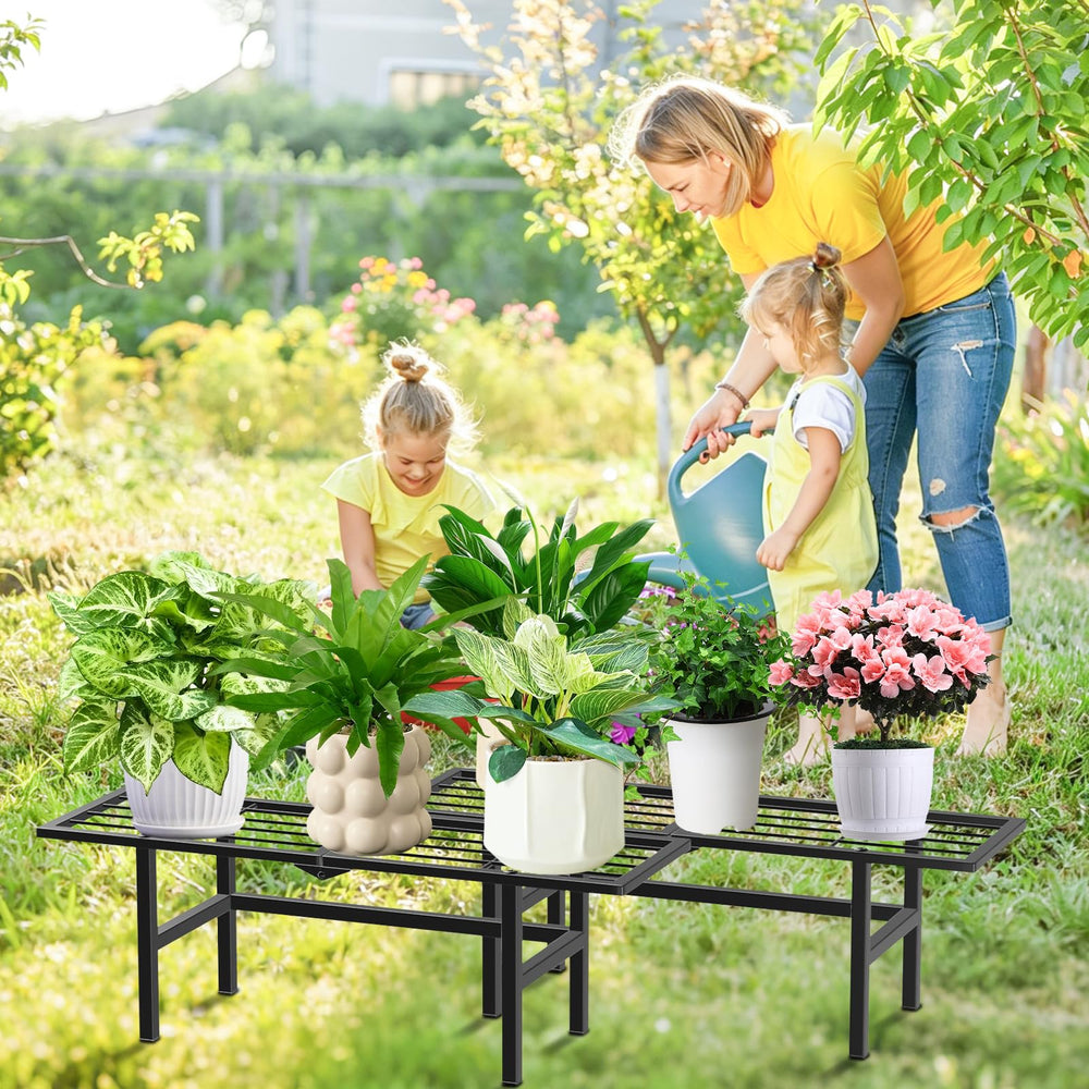 jsyonii standing with plants on balcony demonstrating space saving