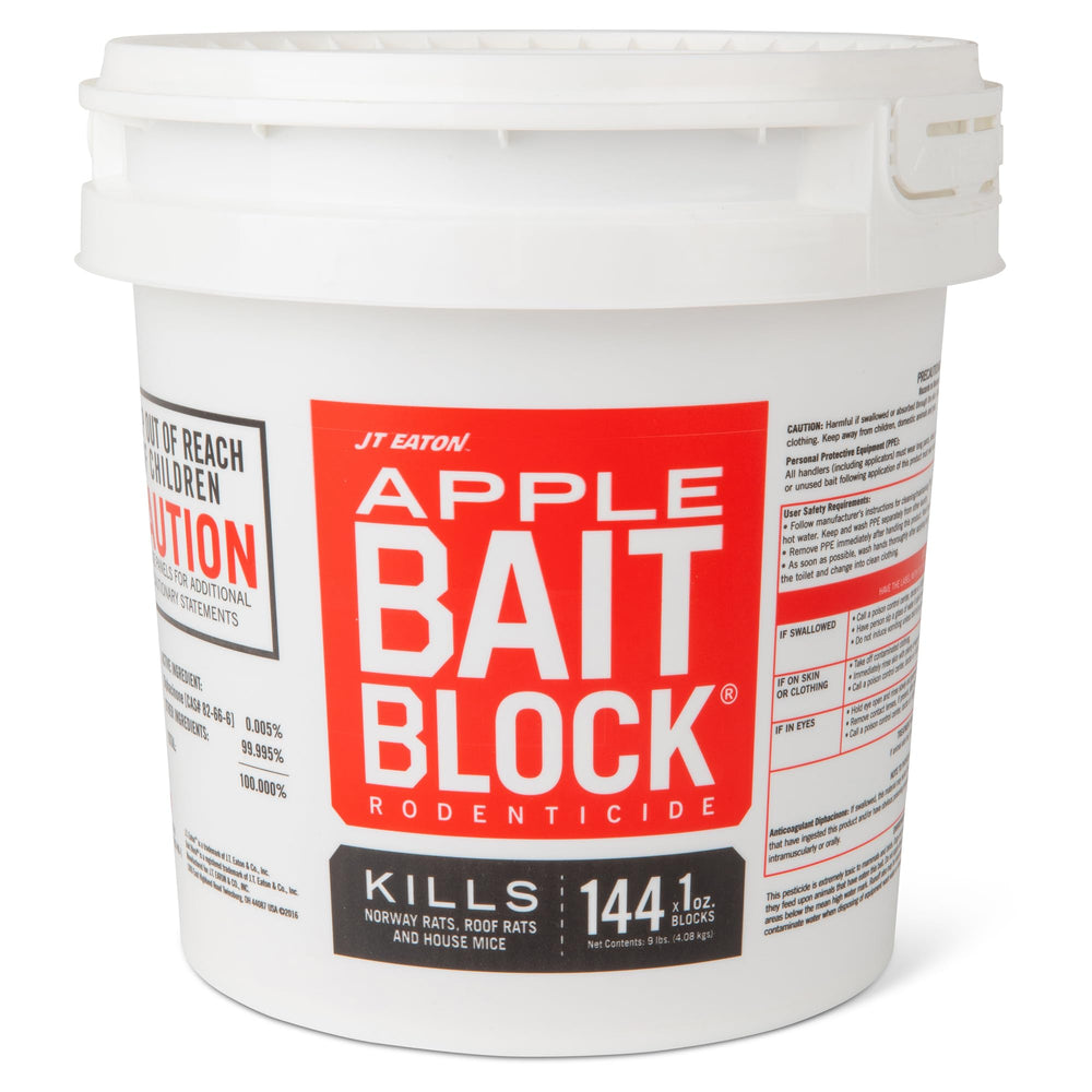 JT Eaton bote frontal mostrando diseño y tamaño, facilita almacenamiento seguro