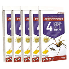 JT Eaton front box showing pack of five glue traps for easy pest control