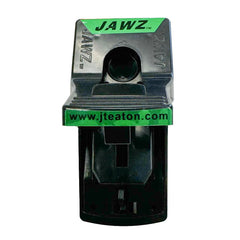 JT Eaton JAWZ red set indicator detail for quick visual armed confirmation