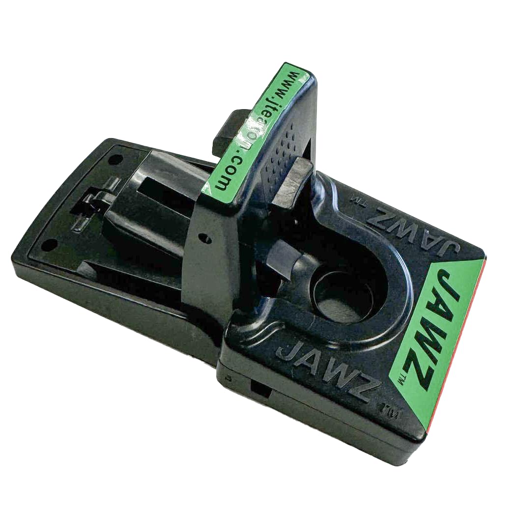 JT Eaton trap closed with bait visible demonstrating secure capture benefit