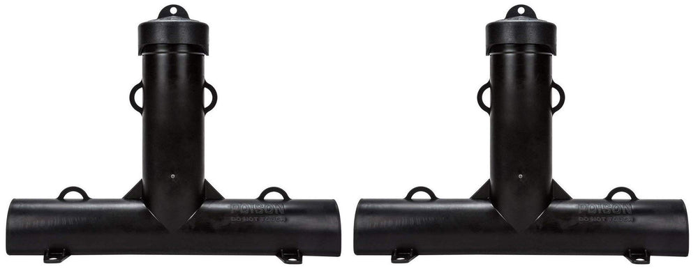 JT Eaton front view of modern top loader bait station showing compact design and secure placement