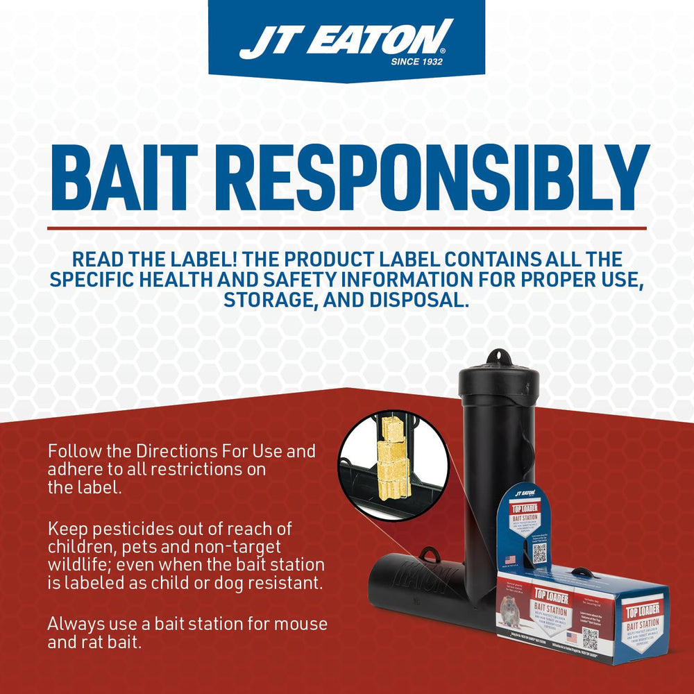 JT Eaton uso exterior en granja junto a estructura, ideal para control en campos