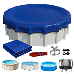 JTW front packaging showing 18ft cover and features, protective reliability