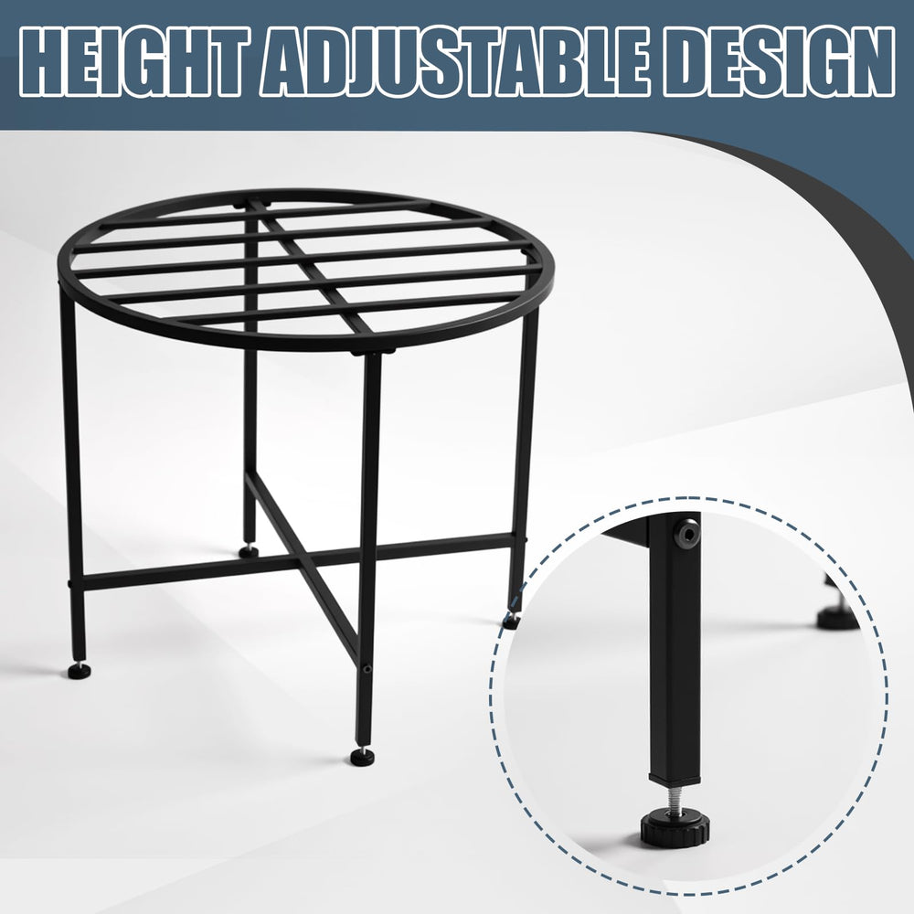 JTZFD adjustable feet demonstrating leveling on uneven surfaces