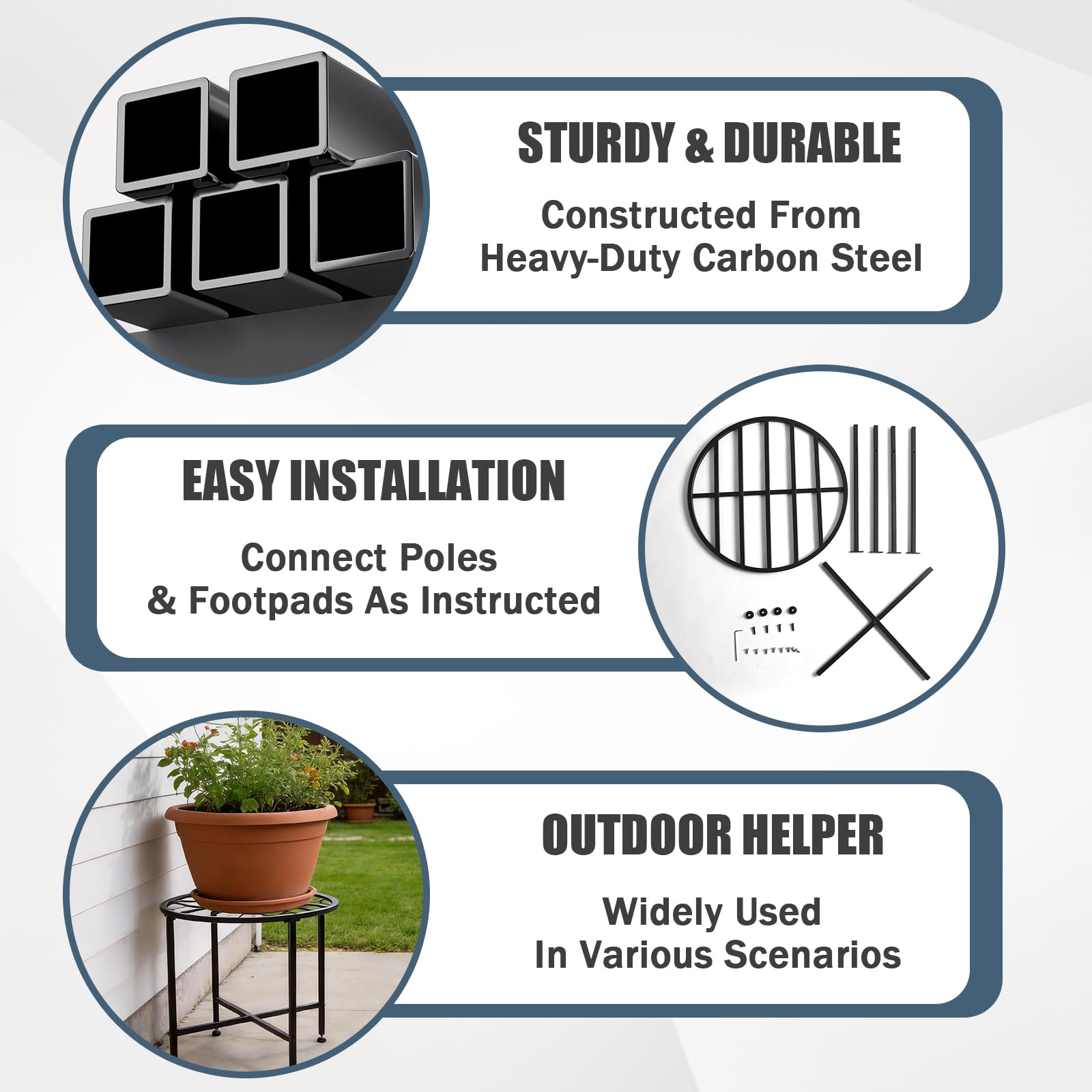 JTZFD powder-coated surface and label resisting weather and rust