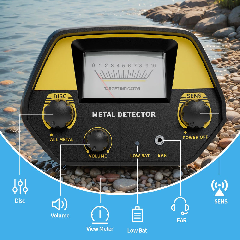 JUANGU full-length detector with adjustable stem for comfortable use