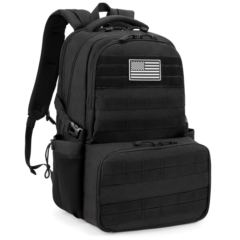 Jueachy front view showing professional style and organized pockets