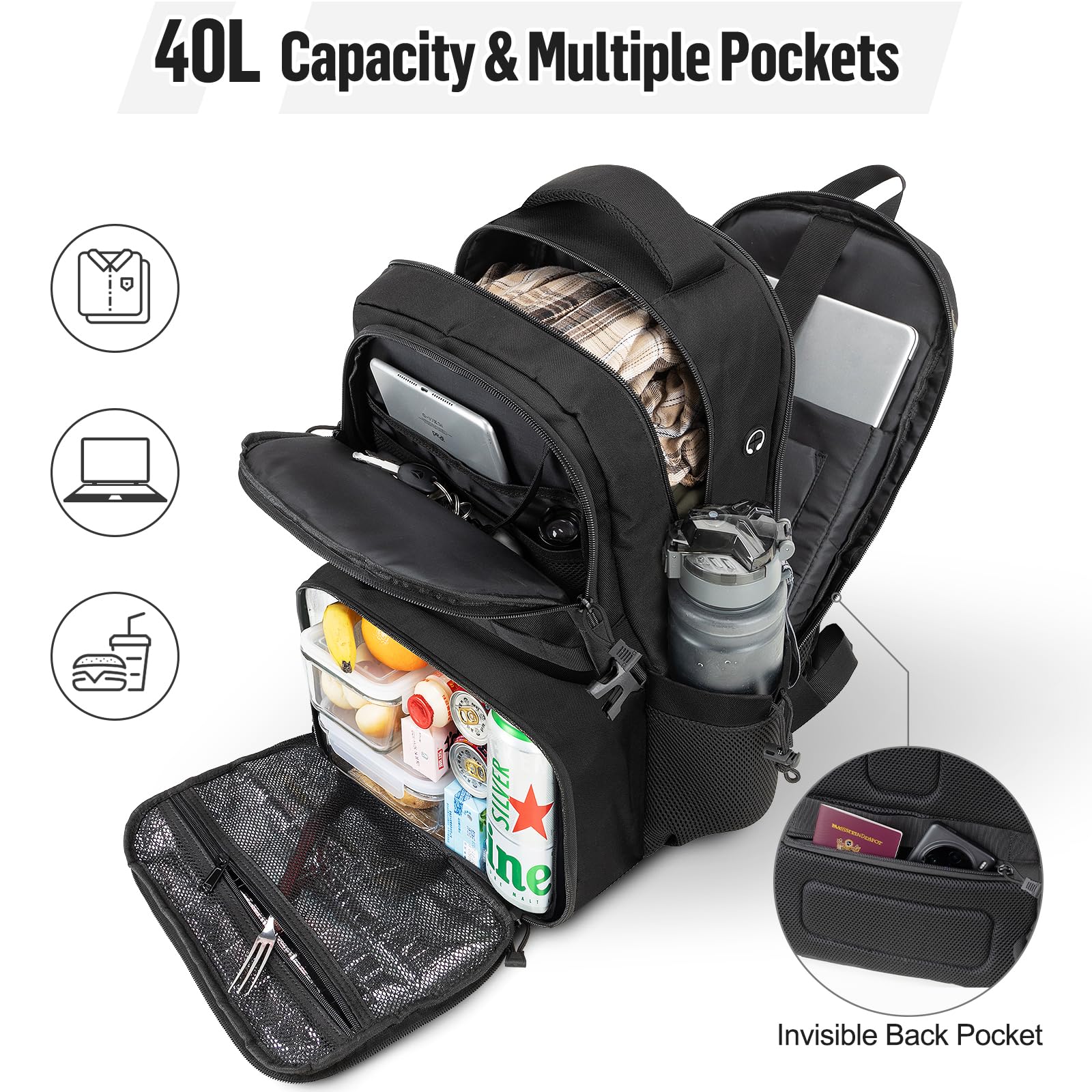 Jueachy padded sleeve holding a 17-inch laptop for secure protection