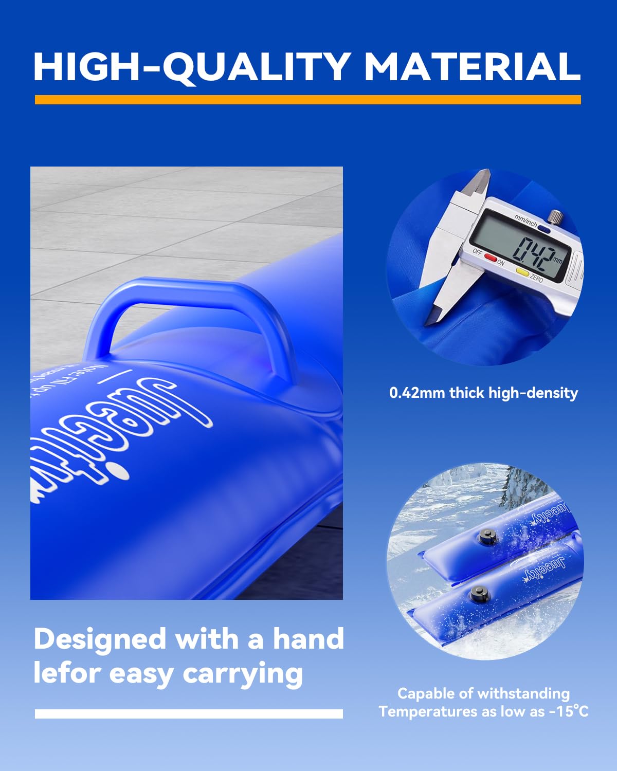 Juecity folded drained tubes stored neatly demonstrating space-saving benefit